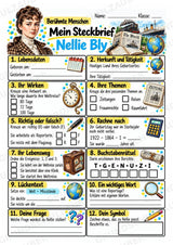 Nellie Bly – Steckbrief & Infotext für die Grundschule | Berühmte Persönlichkeiten | Sachunterricht – Materialseite 3