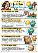 Nikolaus Kopernikus – Steckbrief & Infotext für die Grundschule | Berühmte Persönlichkeiten | Sachunterricht – Materialseite 2