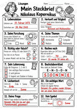 Nikolaus Kopernikus – Steckbrief & Infotext für die Grundschule | Berühmte Persönlichkeiten | Sachunterricht – Materialseite 5