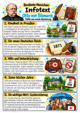 Otto von Bismarck – Steckbrief & Infotext für die Grundschule | Berühmte Persönlichkeiten | Sachunterricht – Materialseite 2