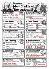 Otto von Bismarck – Steckbrief & Infotext für die Grundschule | Berühmte Persönlichkeiten | Sachunterricht – Materialseite 5