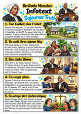 Sojourner Truth – Steckbrief & Infotext für die Grundschule | Berühmte Persönlichkeiten | Sachunterricht – Materialseite 2