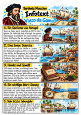 Vasco da Gama – Steckbrief & Infotext für die Grundschule | Berühmte Persönlichkeiten | Sachunterricht – Materialseite 2