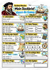 Vasco da Gama – Steckbrief & Infotext für die Grundschule | Berühmte Persönlichkeiten | Sachunterricht – Materialseite 3