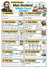 Wilhelm Conrad Roentgen – Steckbrief & Infotext für die Grundschule | Berühmte Persönlichkeiten | Sachunterricht – Materialseite 3