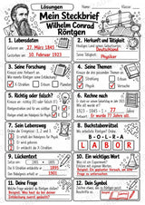 Wilhelm Conrad Roentgen – Steckbrief & Infotext für die Grundschule | Berühmte Persönlichkeiten | Sachunterricht – Materialseite 5