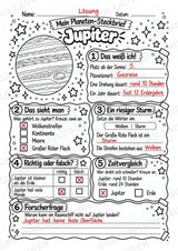 Jupiter – Steckbrief und Lesetext | Planeten & Sonnensystem für die Grundschule – Materialseite 5