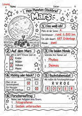 Mars – Steckbrief und Lesetext | Planeten & Sonnensystem für die Grundschule – Materialseite 5